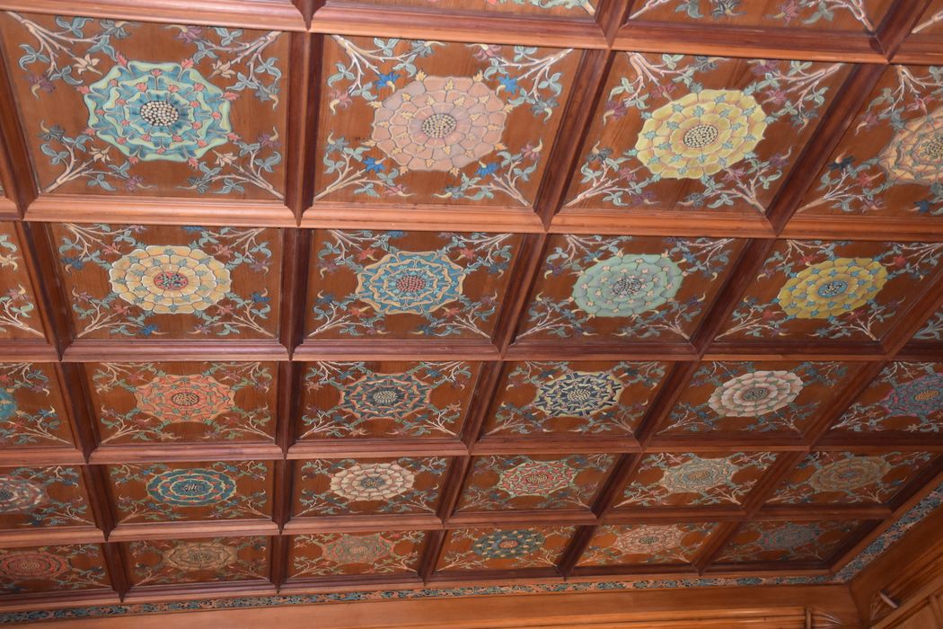 1er étage, appartement ducal, détail du plafond