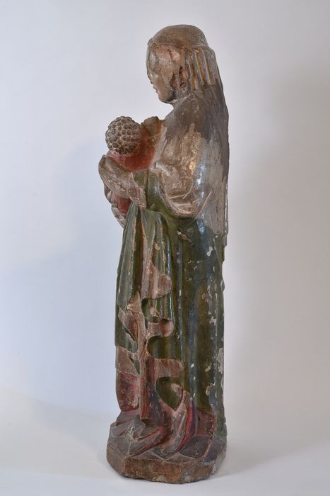 Statuette : Vierge allaitante, vue générale