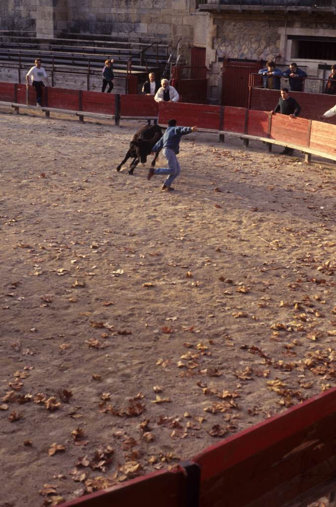 Arènes, jeu sur la piste.