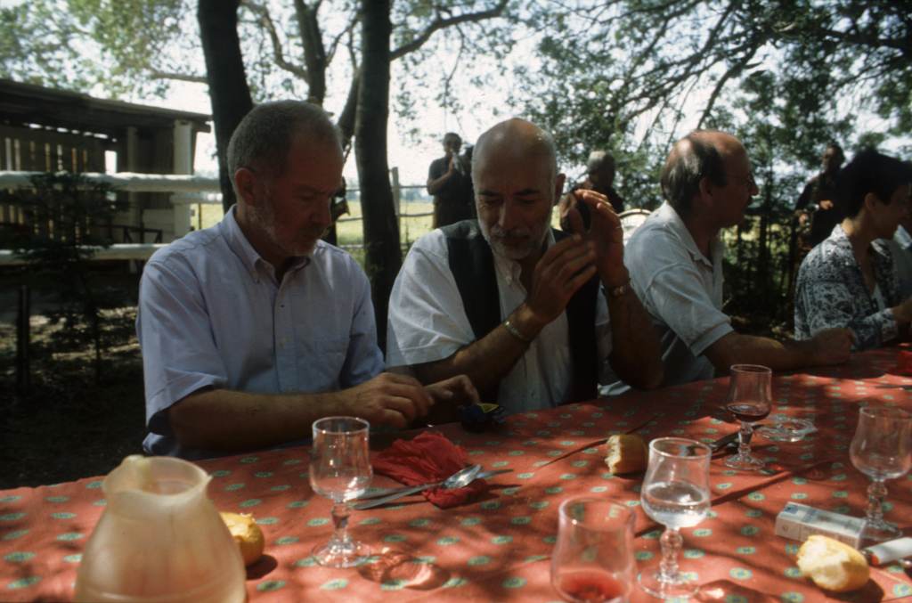 Opération bouvine et patrimoine, repas à la manade Saumade (mai 1994).