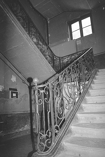 Départ de l'escalier.