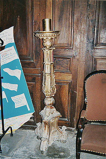 Chandelier, torchère.