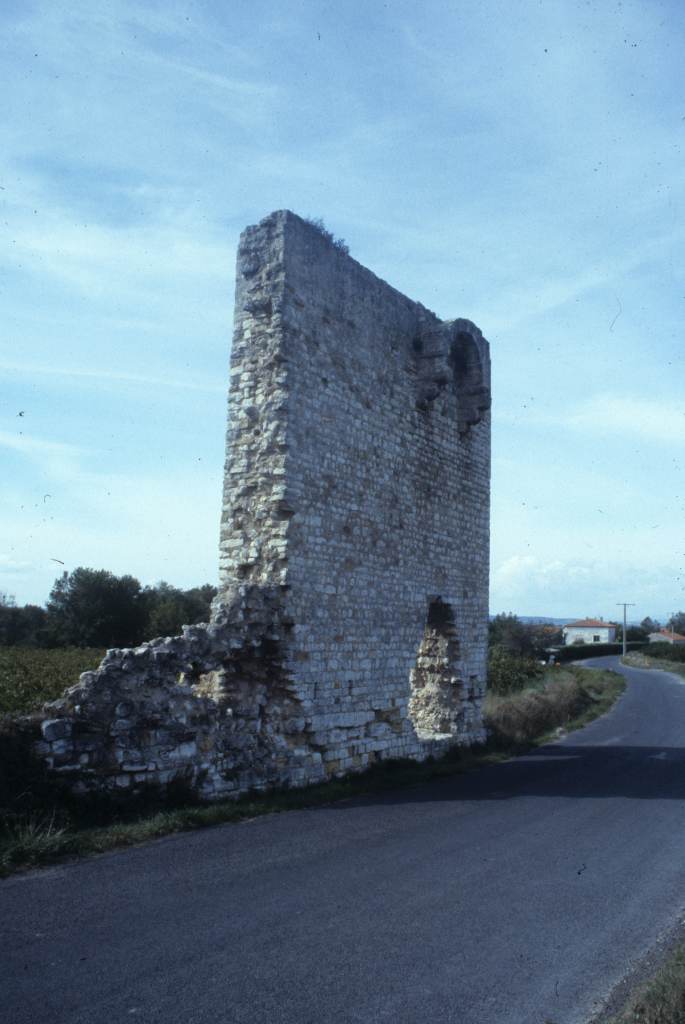 Vestiges situés au bord de la route D68.