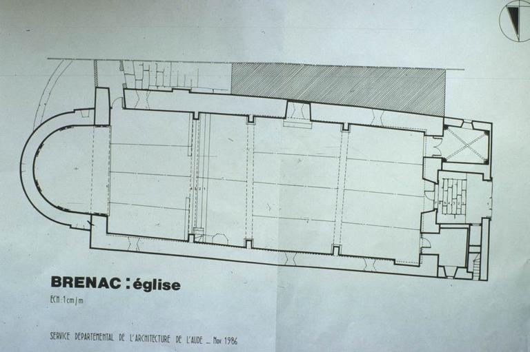 Plan (Service départemental de l'architecture Aude).