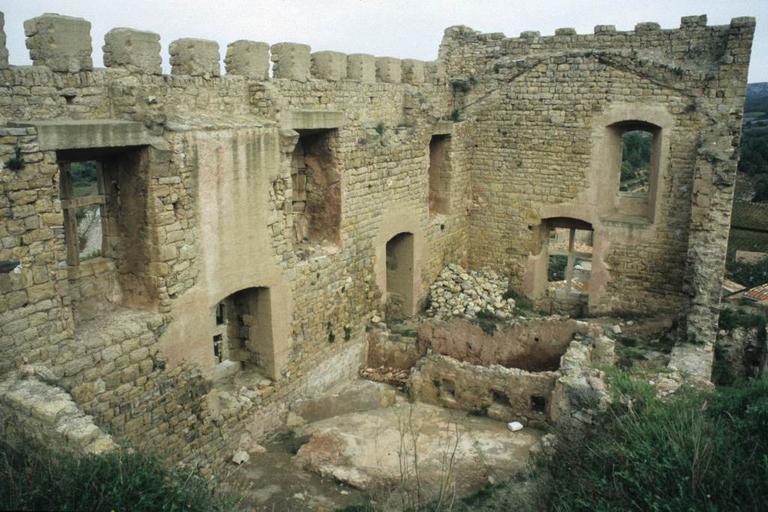 Vue intérieure du château.