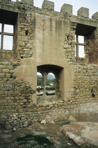 Vue intérieure du château.