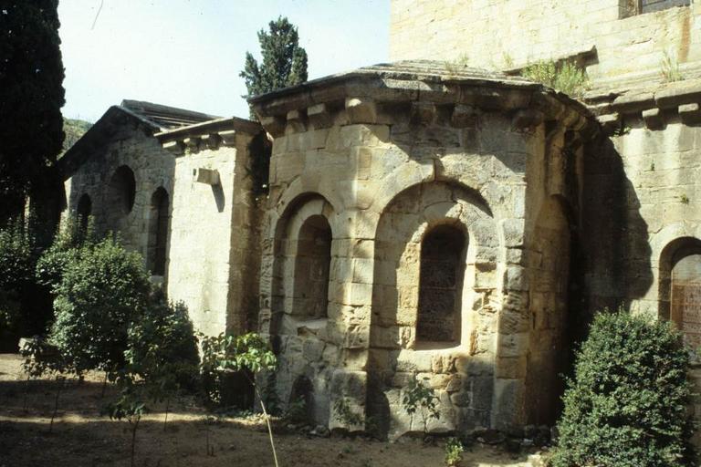 Chevet de l'église abbatiale.