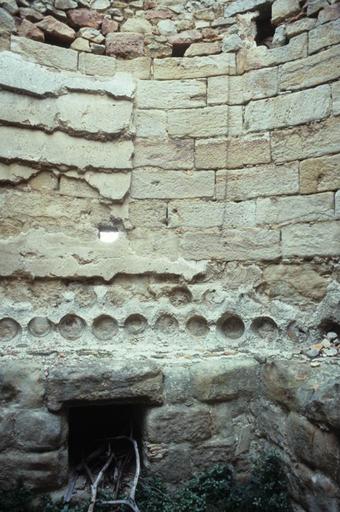 Tours de guet de l'abbaye.Tour Nord Est. Intérieur.