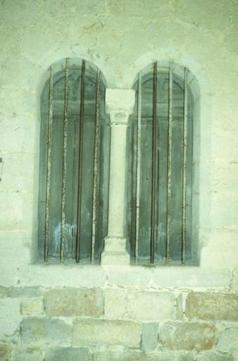 Cloître. Baie géminée.