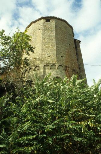 Chevet de l'église abbatiale.