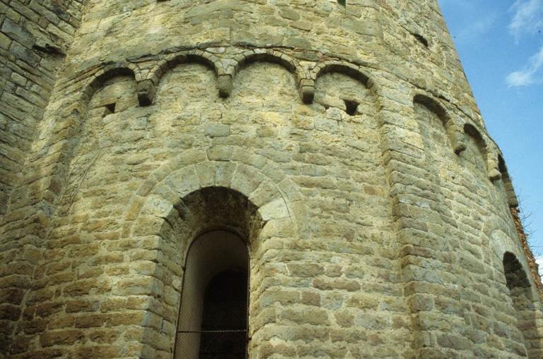 Chevet de l'église abbatiale.