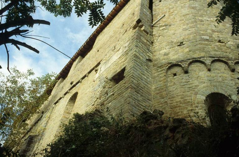 Chevet de l'église abbatiale.