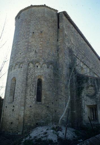 Chevet de l'église abbatiale.