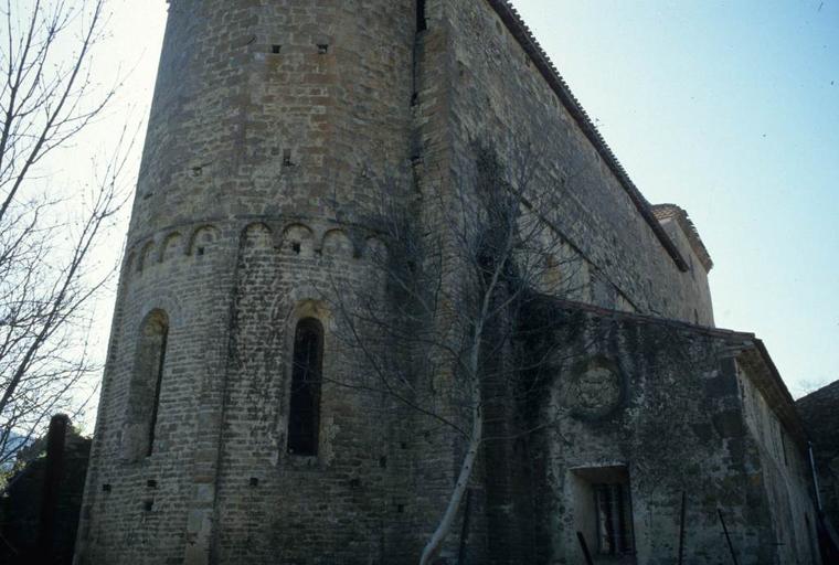 Chevet de l'église abbatiale.