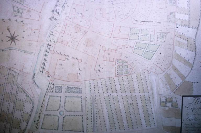 Plan topographique de 1767.