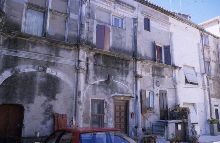 Corps de logis méridionalo. Façade Nord.