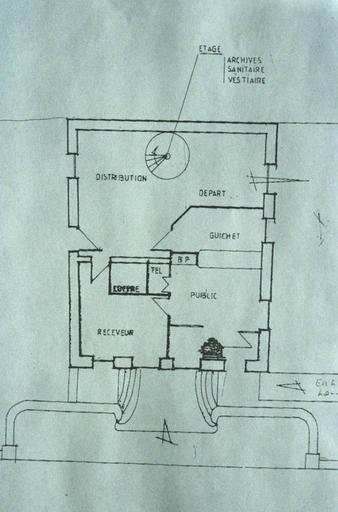 Plan d'aménagement actuel.