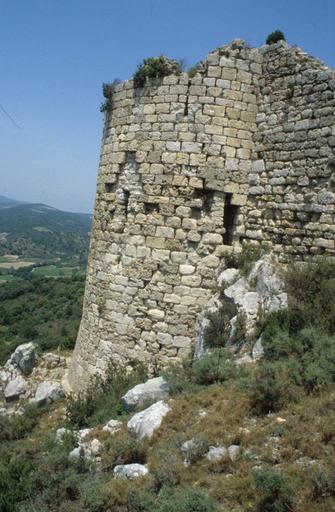 Château fort d'Aguilar.