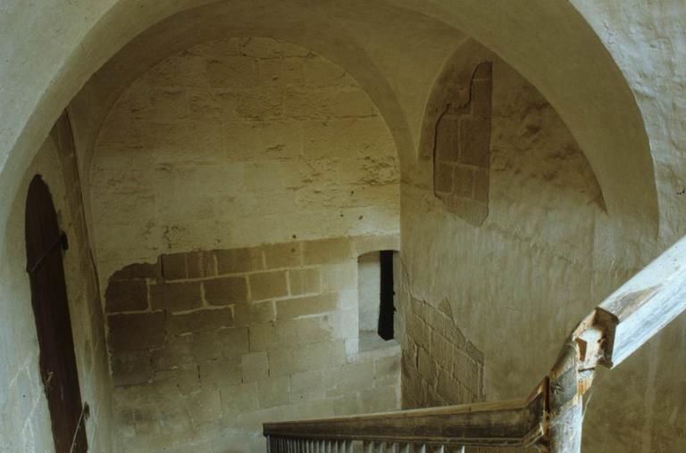 Logis abbatial. Escalier.