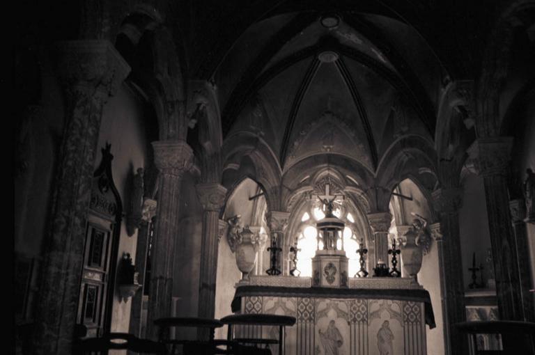 Intérieur de la chapelle.