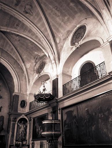 Chapelle ; mur nord de la nef.