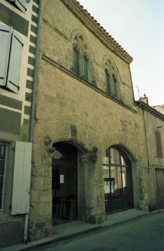 Maison dite de Curti : vue générale de la façade.