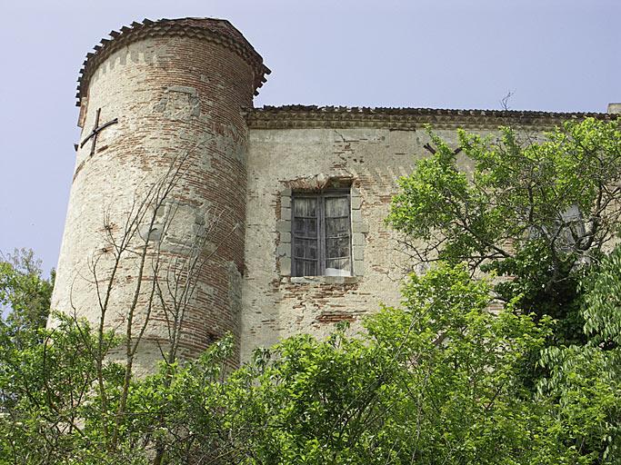 Façade sud-est : tour sud.