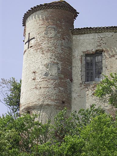 Façade sud-est : tour sud.