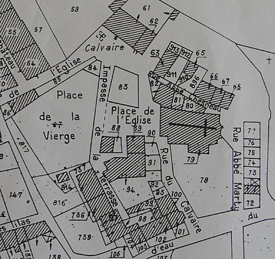 Plan cadastral du village.