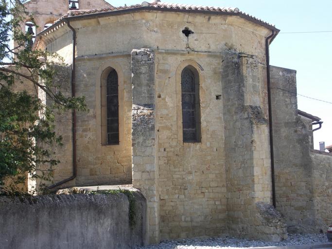 Vue du chevet.