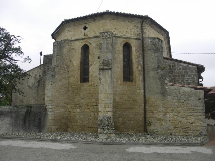 Vue du chevet.