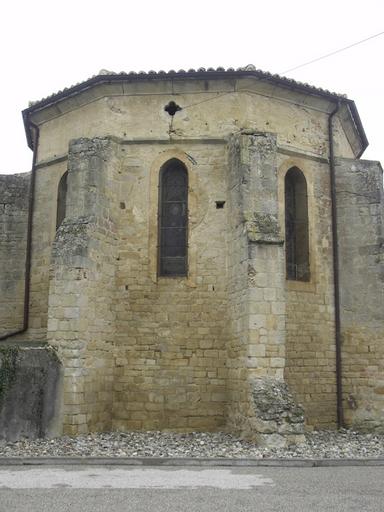 Vue du chevet.