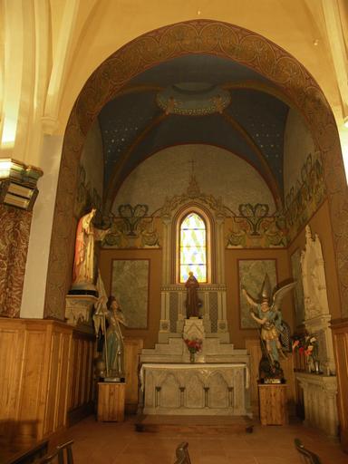 Chapelle latérale nord, du Sacré Coeur.