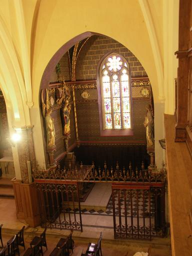 Chapelle de la Bonne Mort : chapelle latérale sud construite par A. Ardène en 1862.