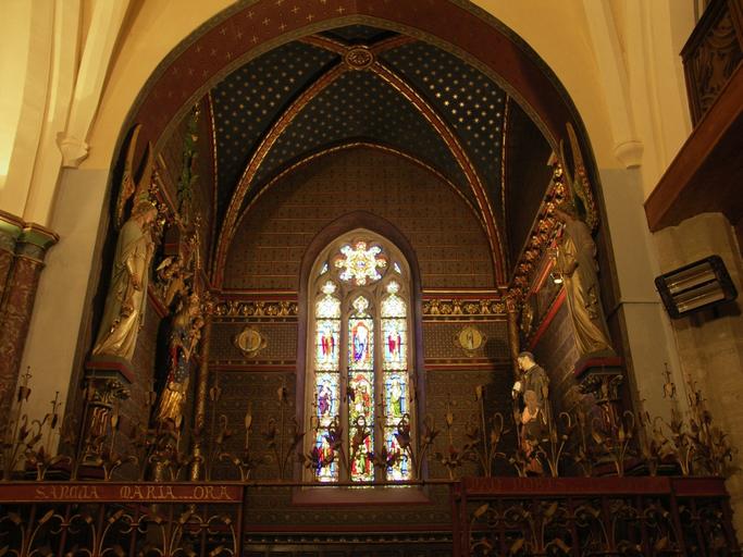 Chapelle de la Bonne Mort, vue du décor de la voûte.