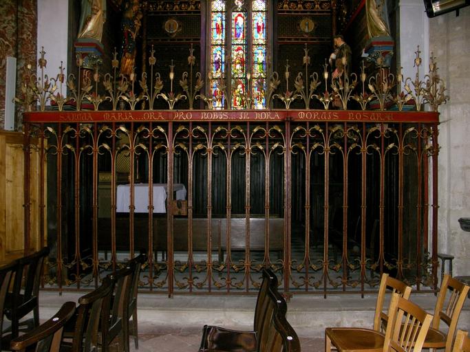 Chapelle de la Bonne Mort : grille.