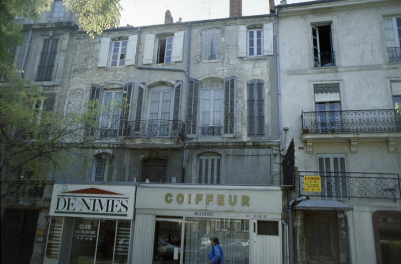 Immeubles détruits en 1992.