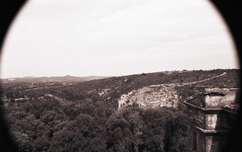 Vallée de l'Eure depuis l'angle de la façade sud de l'ancien évêché.