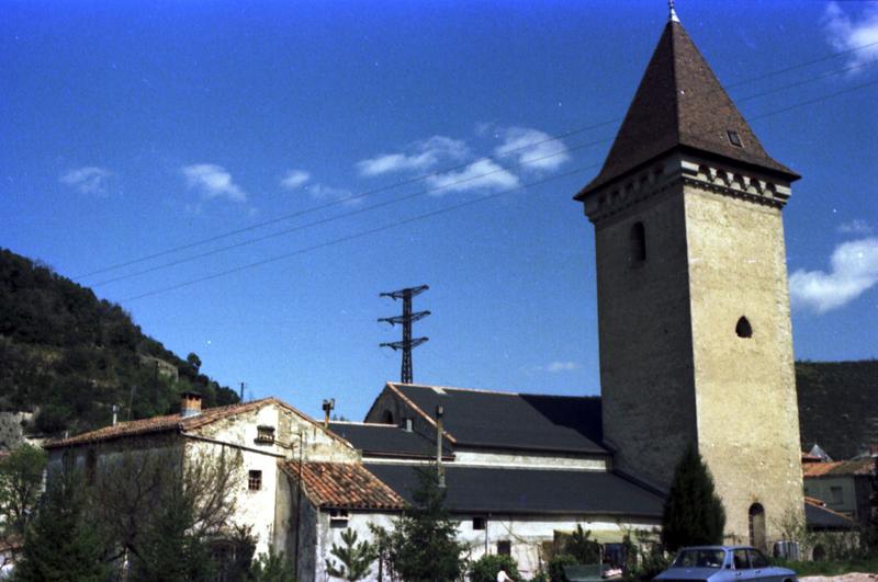 Vue extérieure : clocher.