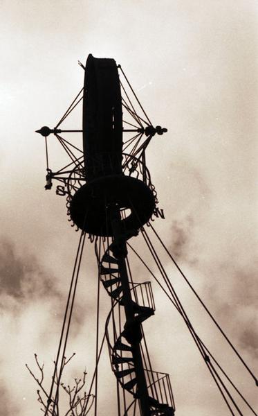 Partie supérieure avec la roue.