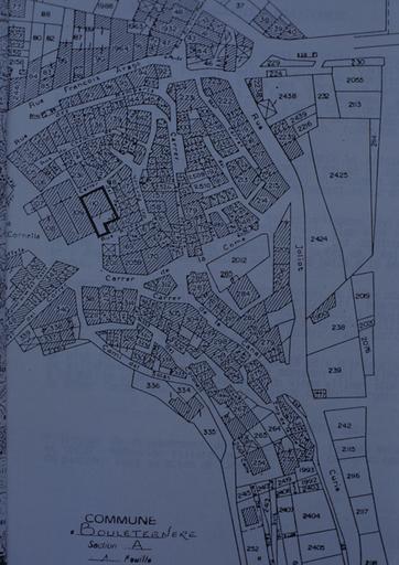 Cadastre de la commune.