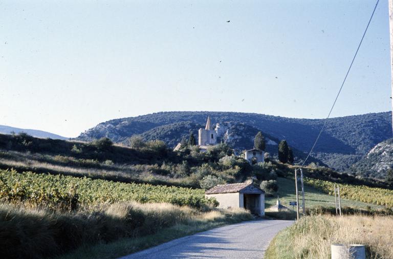 Vue à partir de la route.