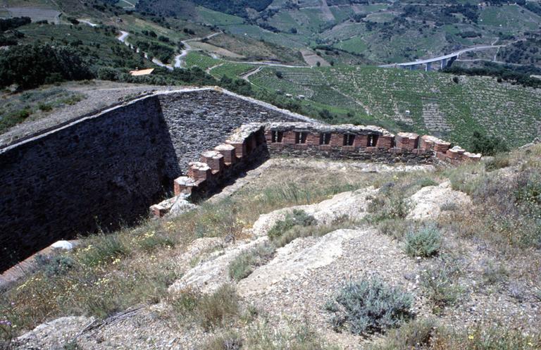 Fort vu des hauteurs.