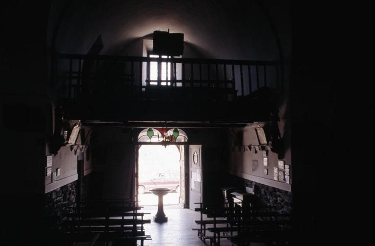 Chapelle Sainte-Marie : intérieur vu vesr la tribune.