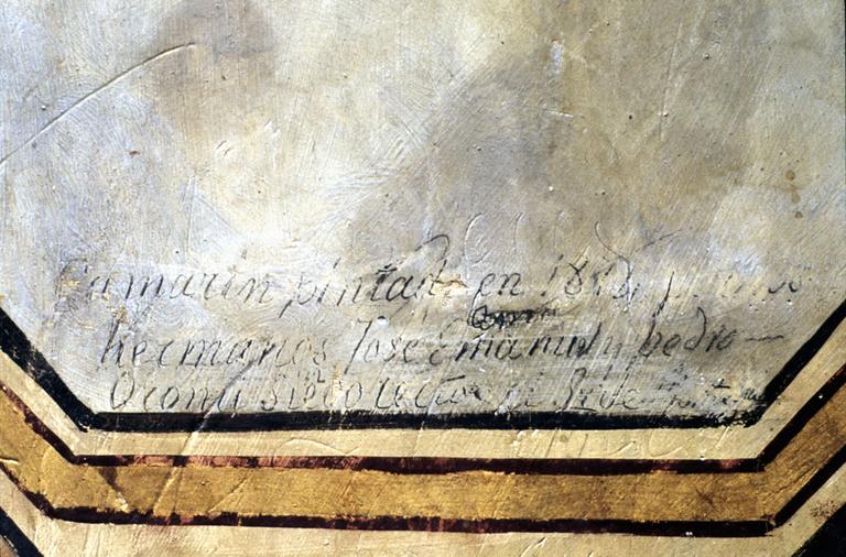 Chapelle Sainte-Marie : inscription.