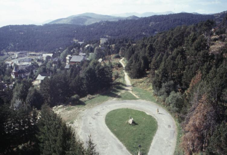 Vue de Font Romeu depuis l'hôtel.