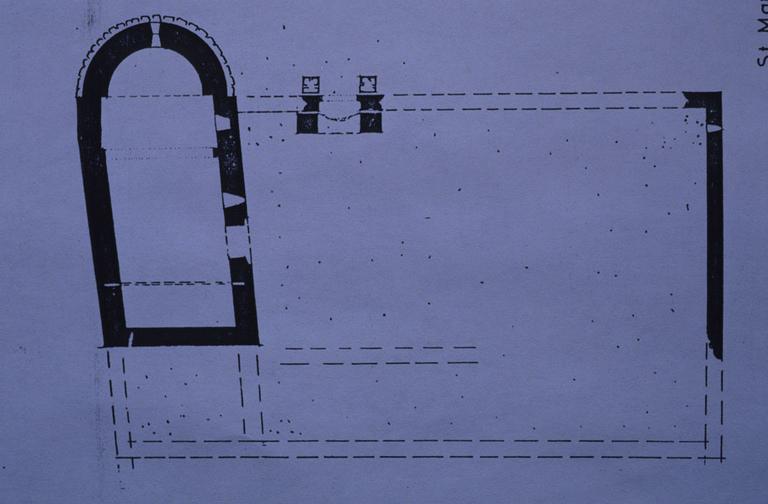 Plan de la chapelle Saint-Martin.