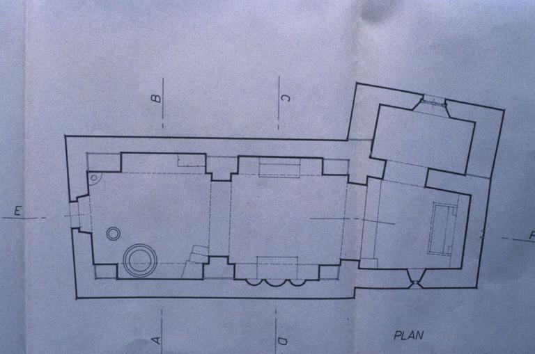 Plan de l'église.