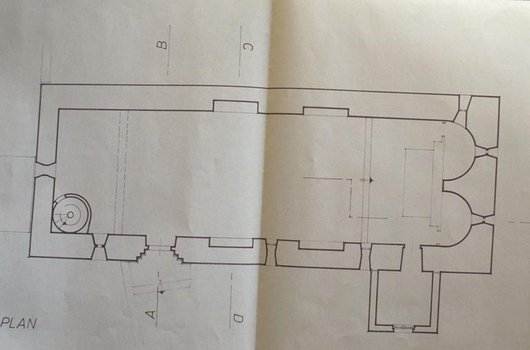 Plan de l'église.