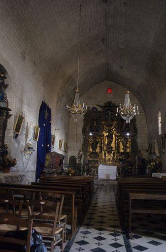 Vue intérieure de l'église.